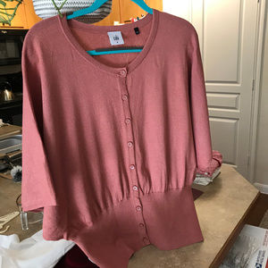 Cabi short-sleeve sweater